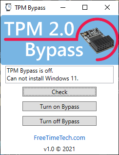 TPM Bypass to Install Windows 11 - FreeTimeTech