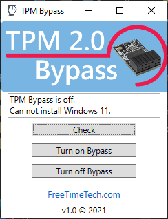 Windows 11, TPM 2.0 Bypass