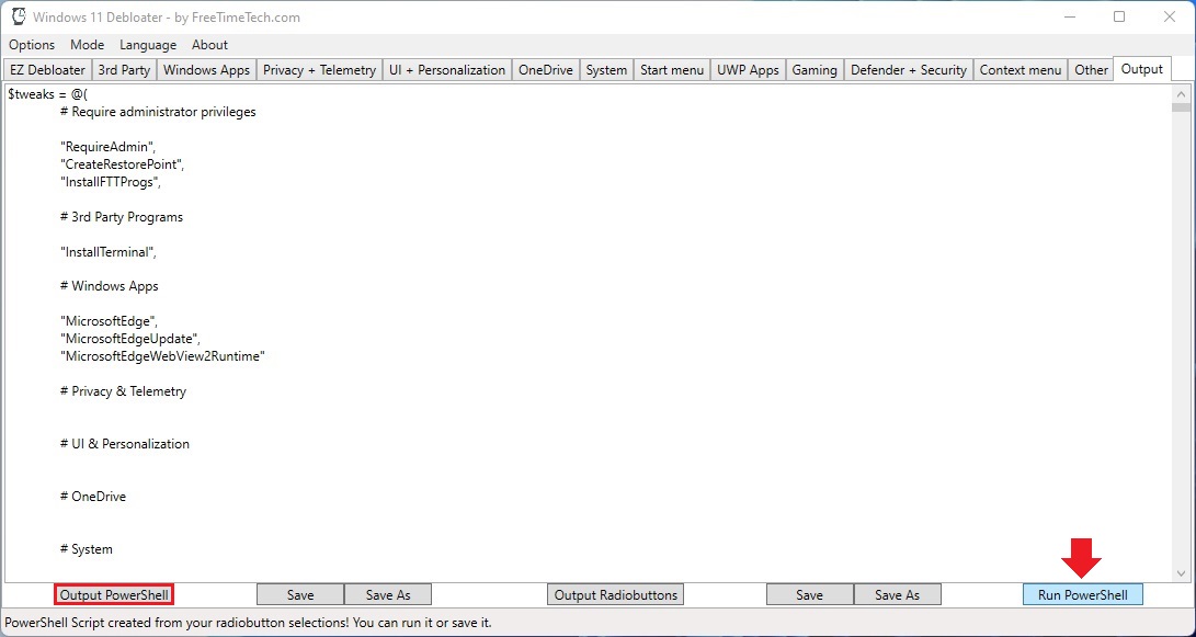Windows 11 Debloater Tool Debloat GUI (Updated May 28, 2023! V1.9.1