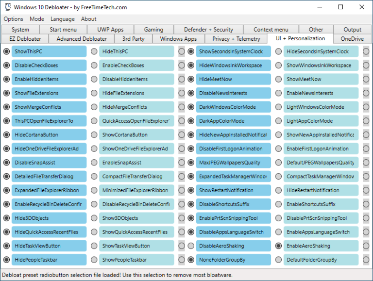 Windows 10 Debloater Tool Debloat GUI (Updated May 29, 2023! V2.6.2