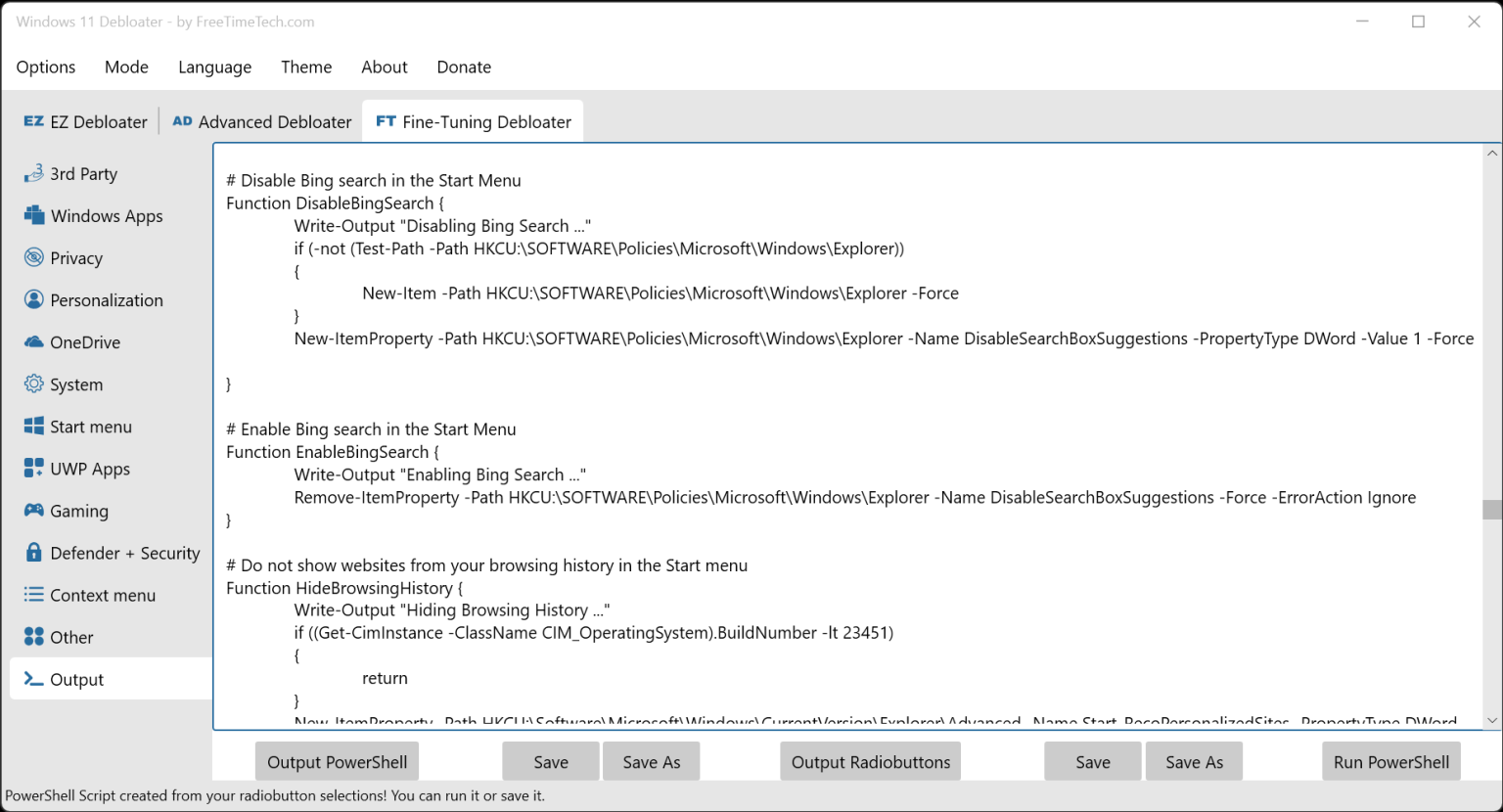 Windows 11 Debloater Tool Debloat GUI (Updated Feb 22, 2024! V2.0.6