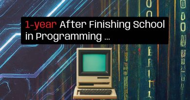 1-year After Finishing School in Programming …