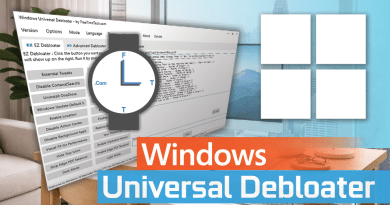 Windows Universal Debloater Tool | Debloat GUI (Updated Feb 22, 2024! V1.0.1)